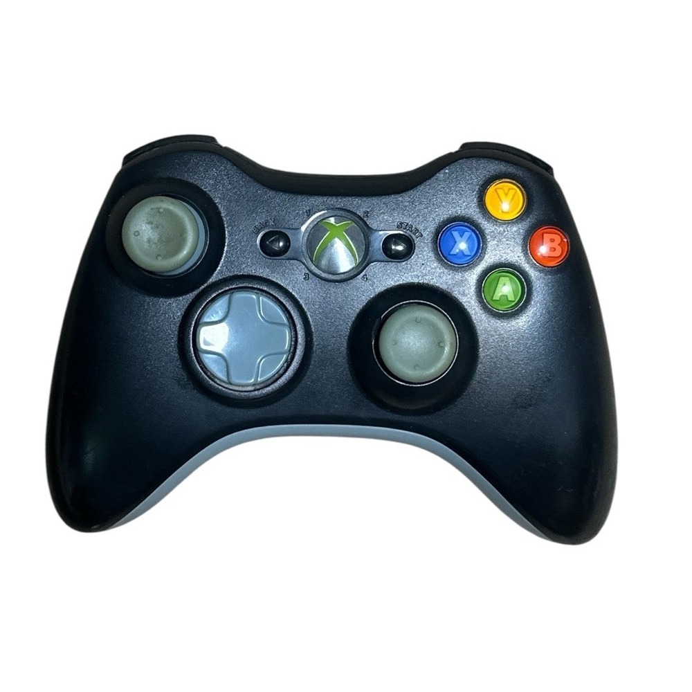 Microsoft Xbox 360 Wireless Game Controller 1 Black  Genuine‎ OEM. Works